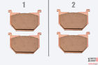 075s3 Goldfren Brake 2pairs Pads Front