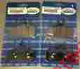 7256-gold 08-14 44082-08 Lyndall Racing Brakes Lrb 7256 Gold Plus Front Black Brake Pads 08-15 Dyna Softail