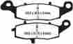 Vn1700e 09-11 Fa231 2v Ebc V Brake Pads Rear Fits Kawasaki Vulcan 1700 Classic
