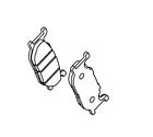 5s7-w0045-00-00 15-16 Yamaha Front Brake Pad Kit 14-16 Bolt R-spec C-spec