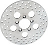 1710-1910 Drag Specialties Stainless Steel Drilled Brake Rotors