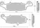 Vd-352rjl 1999-2010 Vesrah High Left Pad Front Suzuki Sv650s Rjl Brake Perf Race