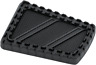 3575 Kuryakyn Riot Brake Pedal Pad Satin Black