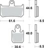 839hs Sbs Yamaha Vmx Hs Brake Pads