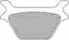8451772 Drag Specialties Ds Organic Kevlar Brake Pads Rear Harley Fxds-conv Dyna Convertible 99