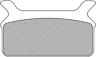 8451802 Drag Specialties Ds Organic Kevlar Brake Pads Rear Harley Flhtc Classic 1986-1999