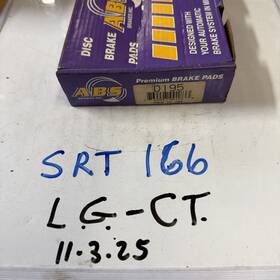 D195 Abs Brakes Inc. Premium Semi-metallic Disc Brake Pads Vintage Nos