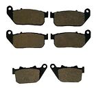 Fa387-fa381 Acm 04-08 Harley Davidson Xl1200r Sportster Roadstar 2 Sets Front And Rear Brake