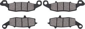 Ahl 608408505174 Semi-metallic Front And Rear Brake Pads Set For Kawasaki Vn900 Vulcan