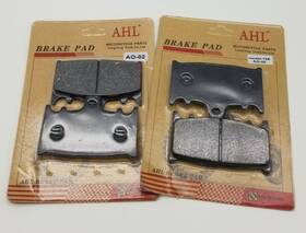 Ao-02 Ahl X2 Motorcycle Brake Pads Model 158 Ao 02 Lot Of 2