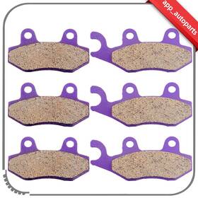 App Autoparts App83599401s Replacement For 1993-99 Kawasaki Klf400b Klf300c 3 Pair Carbon Fiber Brake Pads