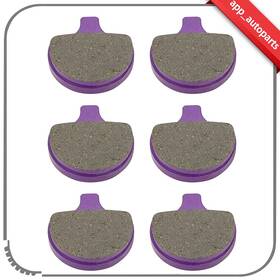 App Autoparts App83600401s Replacement For 1986-1999 Harley-davidson Custom Fxstc 3 Pair Brake Pads