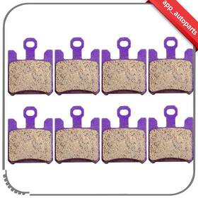 App Autoparts App99124801s Front Carbon Fiber Brake Pads For 2003-2006 Kawasaki Ninja Zx6rr Zx600 Pad