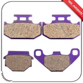App99127601s App Autoparts Front And Rear Carbon Fiber Brake Pads Fits 1989 1990 1991 1992 Kawasaki Kdx 200