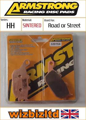 320164 Armstrong Open Box Hh Rear Brake Pads - Honda Cbr 900 Rr 2000-2001
