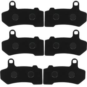 Asf844429r01 As Speedfather For Harley 08-12 Flhtc Electra Glide Fa409 Front And Rear Carbon Fiber Brake Pads