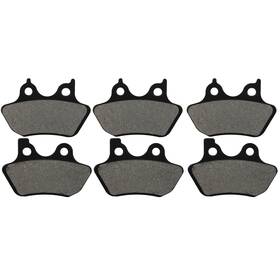Asf844432r01 As Speedfather Front Rear Performance Carbon Fiber Brake Pads 3 Sets For Harley Davidson