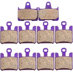 Aupo991250tr Asucarparts Front And Rear Carbon Fiber Brake Pads Fits 2003 Suzuki Gsx-r 1000 K3 Fa369