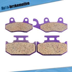 Auto-brakemotive Auto99123201e Front And Rear Carbon Fiber Brake Pads For Suzuki Dr250 Dr250se Dr350 1990 91-1993