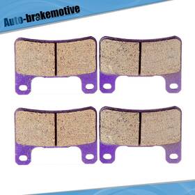 Auto-brakemotive Auto991251001 Font Carbon Fiber Brake Pads For Suzuki Gsxr 1000 2004-2011 2005 2006 2007 2008
