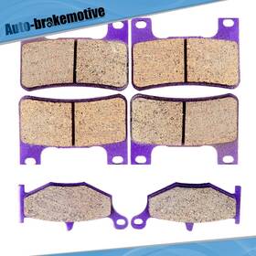 Auto99125401e Auto-brakemotive For Suzuki Gsxr 600 750 1000 1300 R F Carbon Fiber Brake Pads