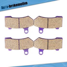 Auto991256001 Auto-brakemotive Front Carbon Fiber Brake Pads For 2008-2010 2011 Harley-davidson Road King Flhr