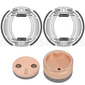 12619515 Autobasicparts For 1988-2002 Blaster 200 Yfs200 2 Pcs Front Brake Shoes Rear Pad