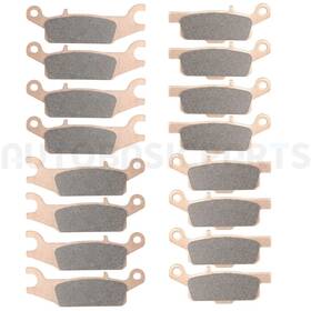 12619520 Autobasicparts For 2009-2013 Yamaha Yfm550fg 4x4 Fi Grizzly 550 16 Pcs Brake Pads Front Rear
