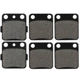 12619523 Autobasicparts For 2011-2012 Yamaha Yfm125r Raptor 125 6 Pcs Brake Pads Front Rear