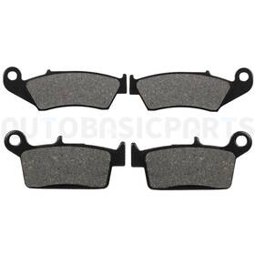 12619524 Autobasicparts For 1996-2012 Honda Xr250r 4 Pcs Carbon Fiber Brake Pad Front Rear