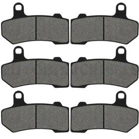 12619526 Autobasicparts For 2008-2013 Harley-davidson Classic Flhrc Road King 6x Brake Pads Front Rear