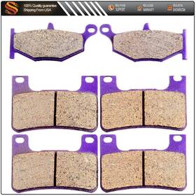 Aut99125401s Autodealsparts Front Rear Brake Pads Carbon Fiber For Suzuki Gsxr 600 750