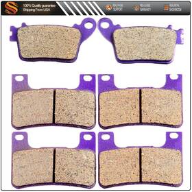 Aut99125501s Autodealsparts Front Rear Brake Pads Carbon Fiber For Kawasaki Ninja Zx10r Zx1000 2011 2012