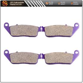 Aut99128001s Autodealsparts Front Rear Brake Pads Carbon Fiber For 1998-2003 Triumph Thunderbird Sport