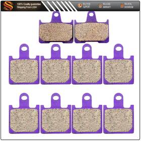Aut99129601s Autodealsparts Front And Rear Carbon Fiber Brake Pads For 2008 Kawasaki Ninja Zx14 Zx1400c