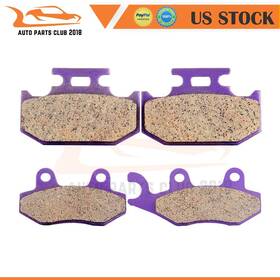Autopartsclub2018 Ap991232a1c18 F R Carbon Fiber Brake Pads 1990-2009 For Yamaha Wr250 Ttr250 Rhino 700