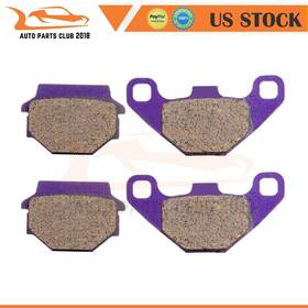 Autopartsclub2018 Ap991275a1c18 Front And Rear Carbon Fiber Brake Pads For 1986 Kawasaki Kx125 Kx250 Kx500