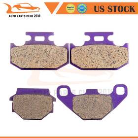 Autopartsclub2018 Ap991276a1c18 Carbon Fiber Front Rear Brake Pads Fits Kawasaki Kdx 200 1989 1990 1991 1992