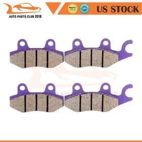 Autopartsclub2018 Ap991303a1c18 F R Brake Pads For Kawasaki Ninja 250r Ex250 08-11 Kymco Quannon 150 2010 2011