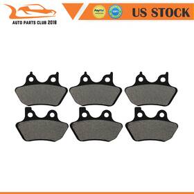 Autopartsclub2018 C84443201apc For Harley Davidson 3 Sets Front Rear Performance Carbon Fiber Brake Pads Autopartsclub2018 C84443201apc For Harley Davidson 3 Sets Front Rear Performance Carbon Fiber Brake Pads