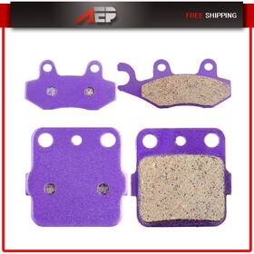 Au991234py01 Autopuppy Carbon Fiber Brake Pads Front And Rear For Kawasaki Klx140 Klx140l 2008 - 2012