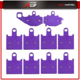 Au991295py01 Autopuppy Carbon Fiber Brake Pads Front And Rear For 2009-2012 Kawasaki Zx600r Ninja Zx6r