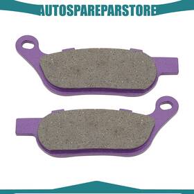 Aus052457s01 Autosparepartstore Rear Carbon Fiber Brake Pads Fits 2015 2016 Harley-davidson Softail Deluxe Flstn