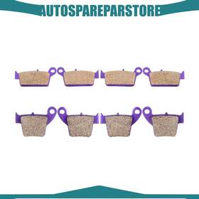 Aus835999s01 Autosparepartstore 4 Pair Brake Pads Replacement Kit Fits 2002-2007 Honda Cr125r Crf450r Cr250r