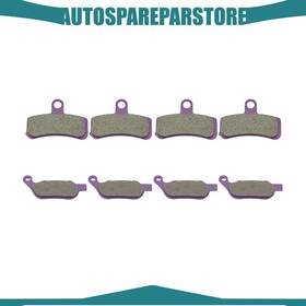 Autosparepartstore Aus836019s01 4 Pair Brake Pads Replacement Fits 2008-2014 Harley-davidson Fat Bob Fxdf Dyna