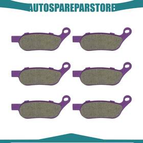 Aus836021s01 Autosparepartstore 3 Pair Brake Pads Replacement Fits 2008-2011 Harley-davidson Flstsb Cross Bones Aus836021s01 Autosparepartstore 3 Pair Brake Pads Replacement Fits 2008-2011 Harley-davidson Flstsb Cross Bones