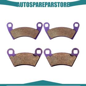 Aus836024s01 Autosparepartstore 2pair Carbon Fiber Brake Pads Replacement Fits 2011-14 Polaris Diesel Ranger 900