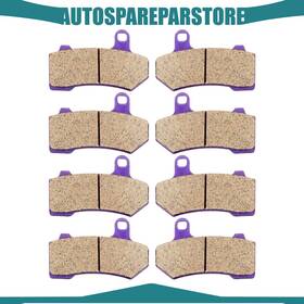 Aus836031s01 Autosparepartstore 4 Pair Brake Pads Replacement Fits 2008-2009 Harley-davidson Flht Electra Glide