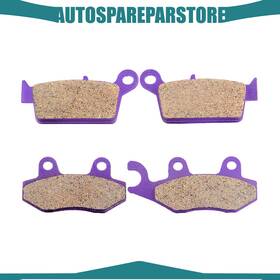 Aus991231s01 Autosparepartstore Front Rear Carbon Fiber Brake Pads Fits Fa135 Fa131 2009 2010 Kawasaki Klx250sf