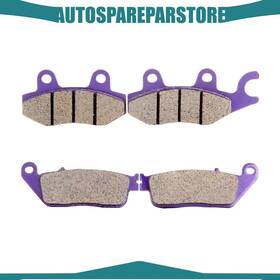 Aus991283s01 Autosparepartstore Front Rear Carbon Fiber Brake Pads Fits 2005-2008 Daelim Roadwin Fa196 Fa197